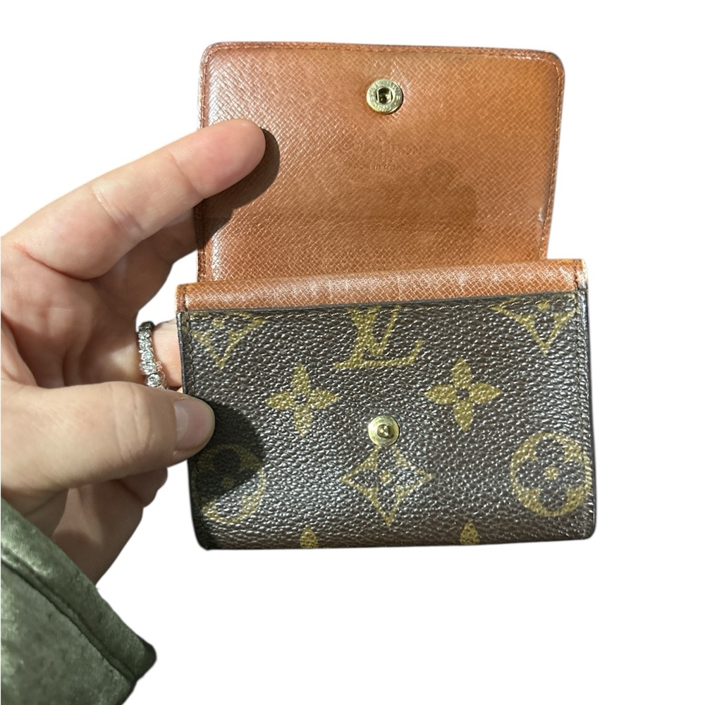 Louis Vuitton Brown Monogram card coin Wallet with callouts - Picture 5 of 10